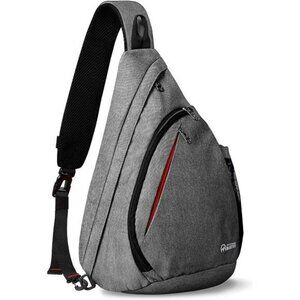Sling Backpack Crossbody Bag for Travel Hiking Men Women Chest Daypack 12L
